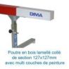 Steeplechase water jump barrier with surface mount