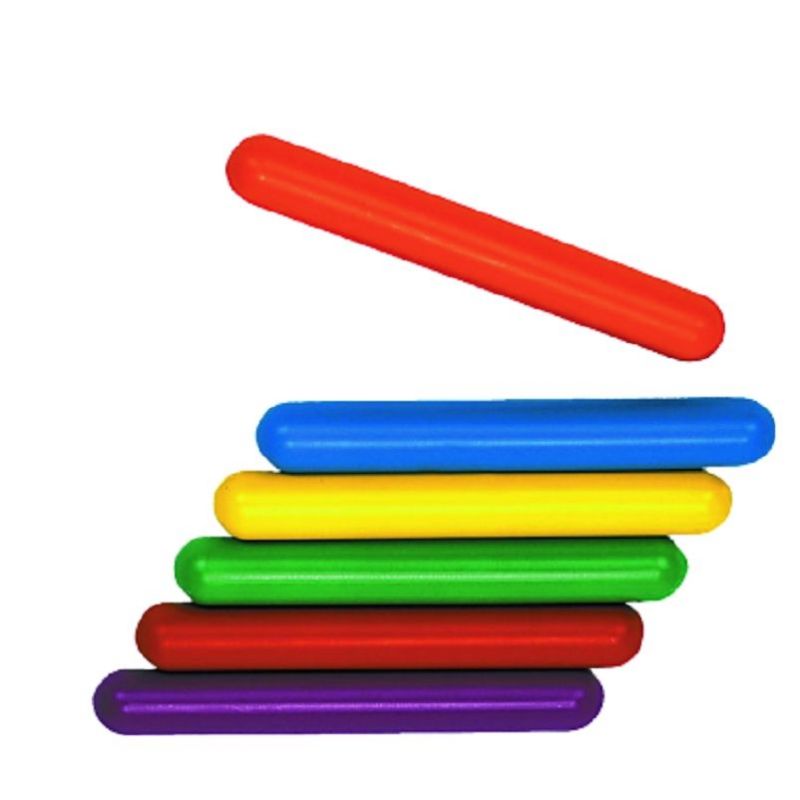 Plastic relay batonsset of 6 Plastic relay batonsset of 6