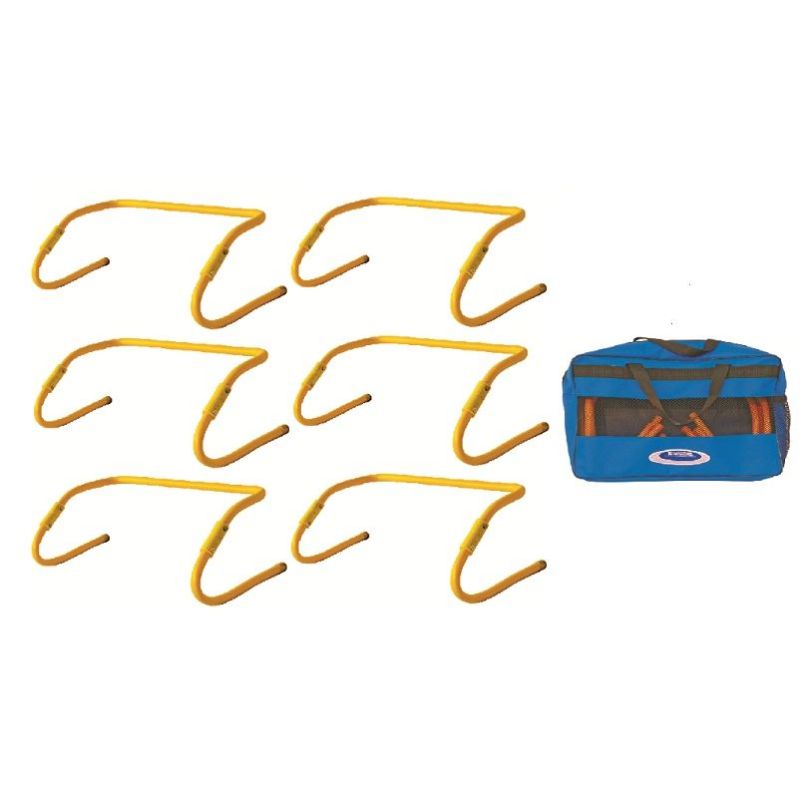 Foldable variable height step hurdlesset of 6 Foldable variable height step hurdlesset of 6