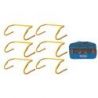Foldable variable height step hurdlesset of 6