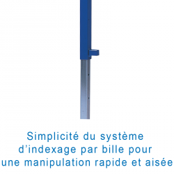 Electro-galvanized international hurdle