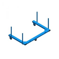 Cart for 8 international hurdles