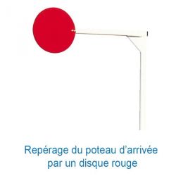 Poteau indicateur d'arrivee compte toursa sceller