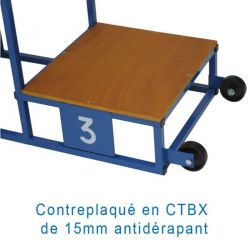 Podium acier 3 places