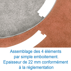 RÉDUCTEUR EN BOIS POUR CERCLE DE LANCER DE DISQUE | DIMASPORT