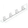 Steel distance indicator stand for long/triple jump