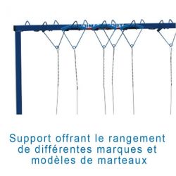 Mobile hammer rack