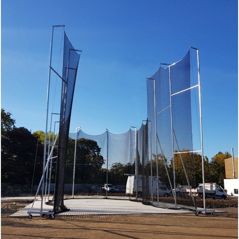 WORLD ATHLETICS CERTIFIED HAMMER CAGE WITH GROUND SLEEVES | DIMASPORT WORLD ATHLETICS CERTIFIED HAMMER CAGE WITH GROUND SLEEVES | DIMASPORT
