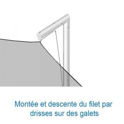 Iaaf aluminum hammer cage with ground sleeves