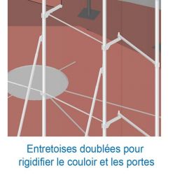 Iaaf aluminum hammer cage with ground sleeves