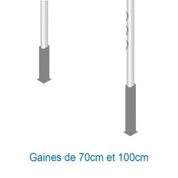 Iaaf aluminum hammer cage with ground sleeves