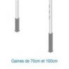 Iaaf aluminum hammer cage with ground sleeves