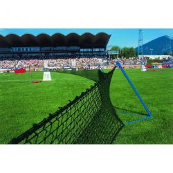 Anti-rebound safety net with supports