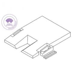 Matelas perche international monohousse 8.00 x 6.00 x 0.80/0.40m