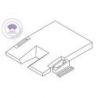 International single cover pole vault landing system 8.00 x 6.00 x 0.80/0.40m