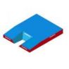Meeting single cover pole vault landing system7.00 x 5.00 x 0.80/0.50 m