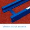 RAIL ACIER A FIXER OU ENCASTRER AVEC CHARIOT SUR MESURE | DIMASPORT