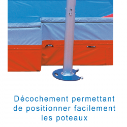 Major championship comfort plus single cover high jump landing system 7.00 x 4.25/4.00 x 0.70m