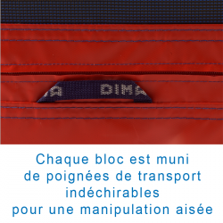 Sautoir repliable en 3 parties