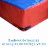 Bache intemperies pour sautoir repliable en 3 parties sur caillebotis (replie)