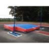 Weather cover for club pole vault landing system 6.30x5.00x0.73/0.43m