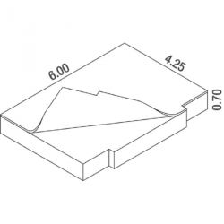 World Athletics challenger high jump landing system 6.00 x 4.25/4.00 x 0.70m