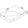 Matelas hauteur challenger World Athletics 6.00 x 4.25/4.00 x 0.70m
