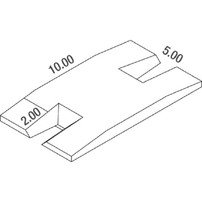 Meeting double-frontsingle coverpole vault landing system10.00 x 5.00 x 0.80/0.50m Meeting double-frontsingle coverpole vault landing system10.00 x 5.00 x 0.80/0.50m