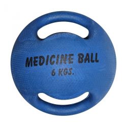 MEDICINE BALL A DOUBLE POIGNÉE - 6, 7 ET 8KG - DIMASPORT