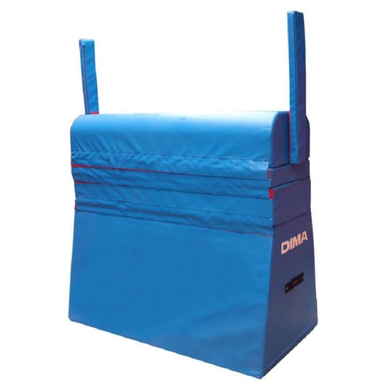 MAXI VAULTING HORSE FOAM MODULE WITH BARRIERS 150 X 80 X 140 CM MAXI VAULTING HORSE FOAM MODULE WITH BARRIERS 150 X 80 X 140 CM