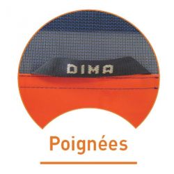 MATELAS DE GYMNASTIQUE REPLIABLE EN 2 PARTIES | DIMASPORT