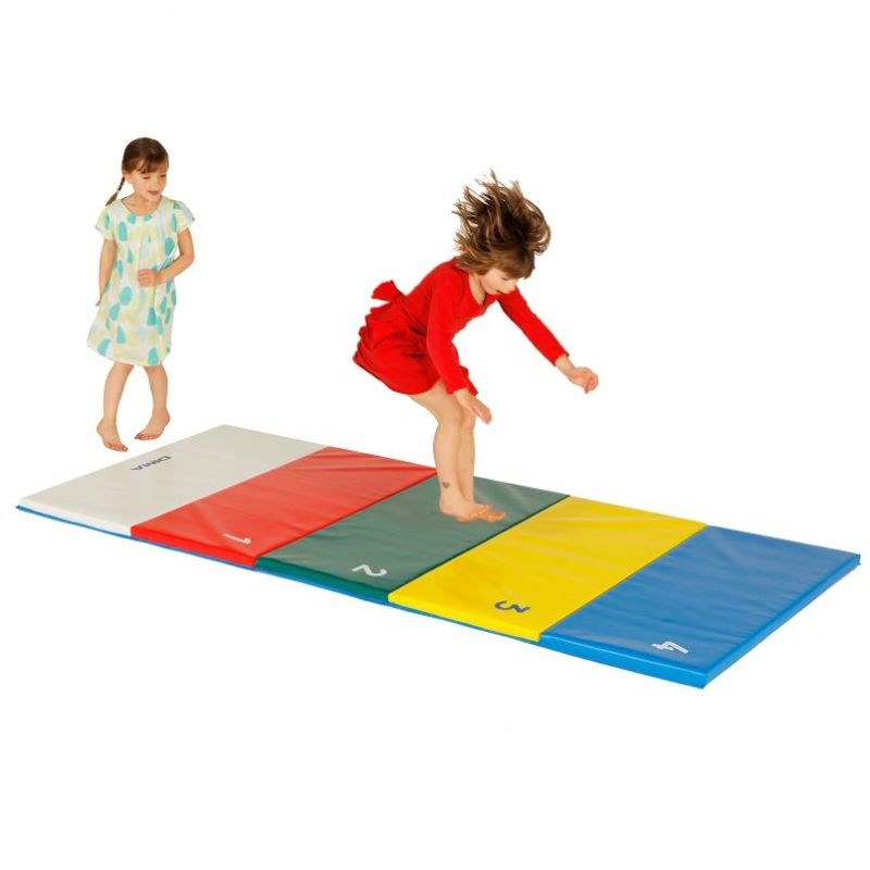 MULTICOLORED FOLDABLE MAT - 250X100X3CM - DIMASPORT MULTICOLORED FOLDABLE MAT - 250X100X3CM - DIMASPORT