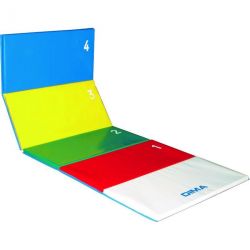MULTICOLORED FOLDABLE MAT - 250X100X3CM - DIMASPORT