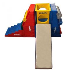 PARCOURS DE MOTRICITÉ ESCALADE EN MOUSSE GYM KID - DIMASPORT