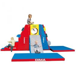 PARCOURS DE MOTRICITÉ ESCALADE EN MOUSSE GYM KID - DIMASPORT