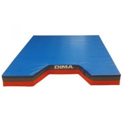 MATELAS DE CHUTE JUDO NAGE-KOMI AVEC ENCOCHE 240X200X20CM | DIMASPORT