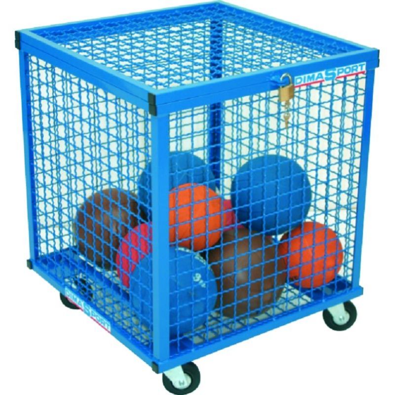 MOBILE STORAGE BOX ON WHEELS - SPORTS EQUIPMENT - DIMASPORT MOBILE STORAGE BOX ON WHEELS - SPORTS EQUIPMENT - DIMASPORT