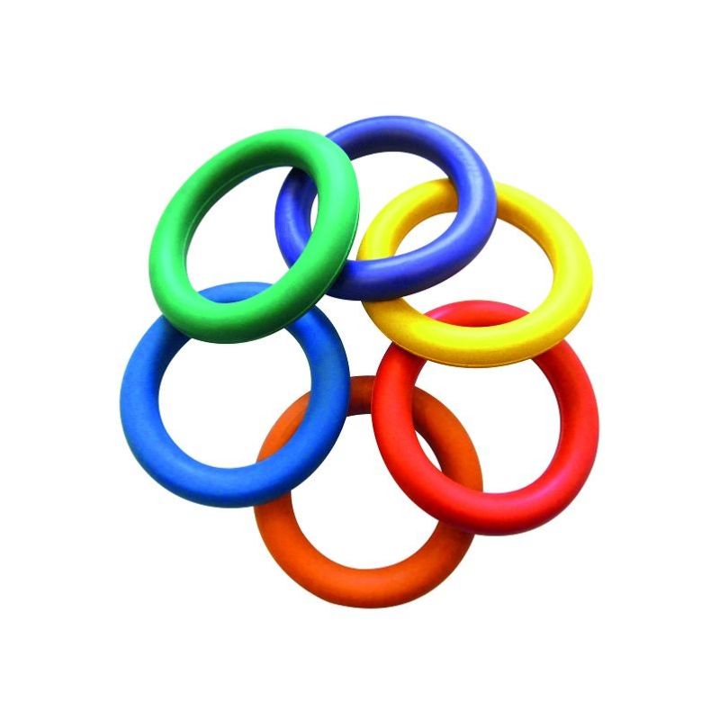 Anneaux caoutchouc - lot de 6 Anneaux caoutchouc - lot de 6
