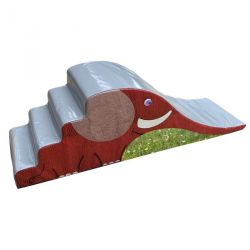  FOAM TOBOGGAN FOR CHILDREN ELEPHANTGLISSE 200X65X60CM - DIMASPORT