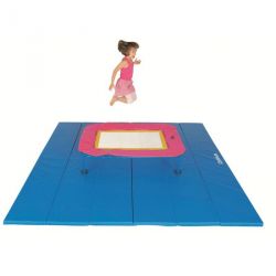 GYMNASTICS BABY TRAMPETTE FOR CHILDREN 160X120X35CM - DIMASPORT