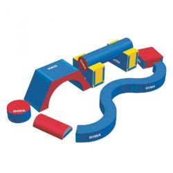 ZIG ZAG MOTOR SKILLS COURSE FOR CHILDREN 2/8 YEARS OLD - DIMAKID