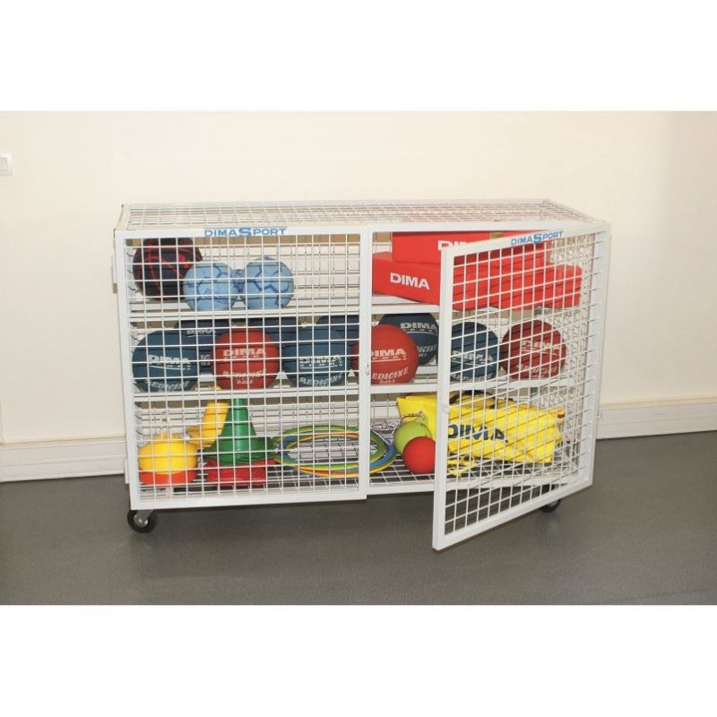 MOBILE EQUIPEMENT STORAGE CUPBOARD 150X54X103CM - DIMASPORT MOBILE EQUIPEMENT STORAGE CUPBOARD 150X54X103CM - DIMASPORT