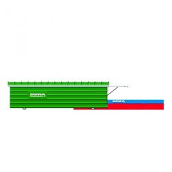 Garage sur roues fixes pour sautoir hauteur basic5.70x3.20m