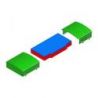Shed on fixed wheels for major championship high jump landing system 7.50x4.80m