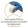 Poteaux badminton ffbad 78kggrande competition - avec filetla paire