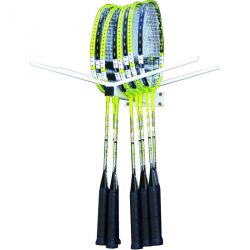 Wall rack for 20 badminton rackets