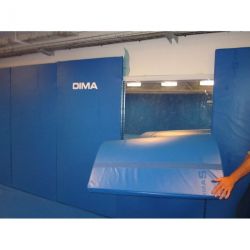 PROTECTION MURALE EN MOUSSE AVEC FIXATION - 200X100X4CM - DIMASPORT