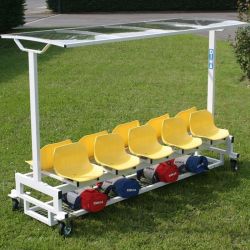 PORTABLE TRACK SHELTER 10 SEATS