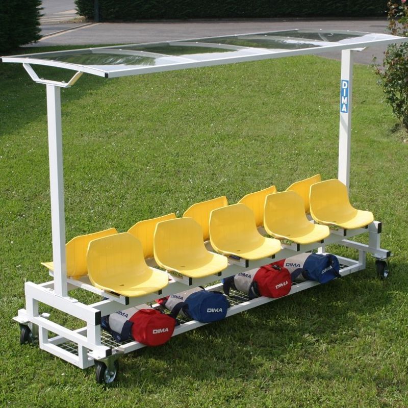PORTABLE TRACK SHELTER 10 SEATS PORTABLE TRACK SHELTER 10 SEATS