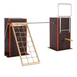 BARRES EN ACIER A FIXER SUR BOXES PARKOUR / MURS MULTI-FONCTIONNELS